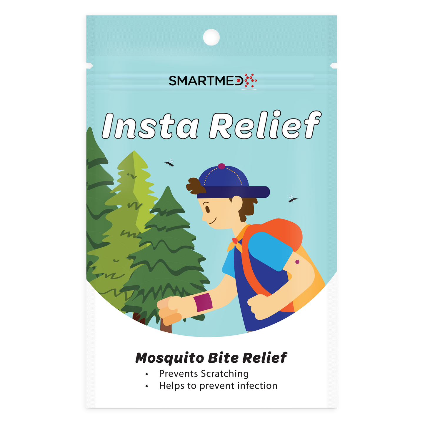 SMARTMED Insta Relief – Mosquito Bite Relief Patches - Variety 60 patches