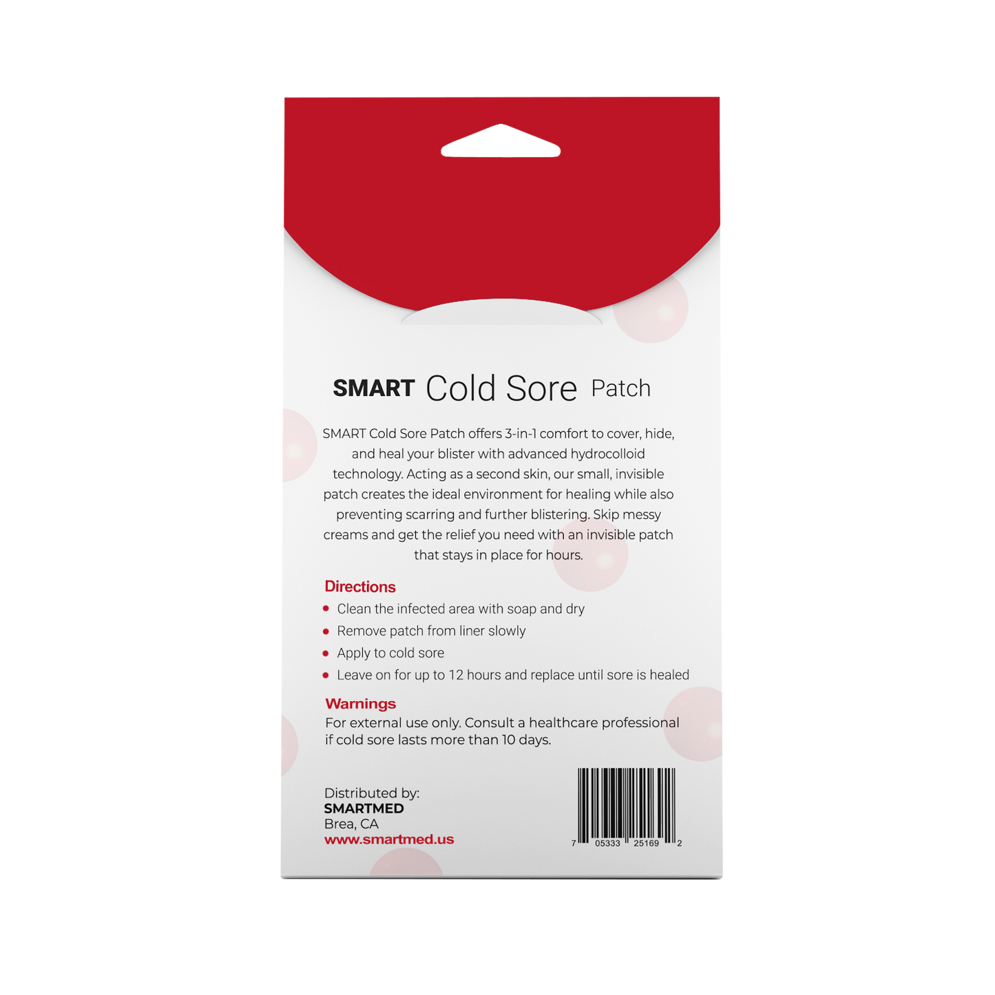 Smart Cold Sore Treatment Patch Ultra Thin