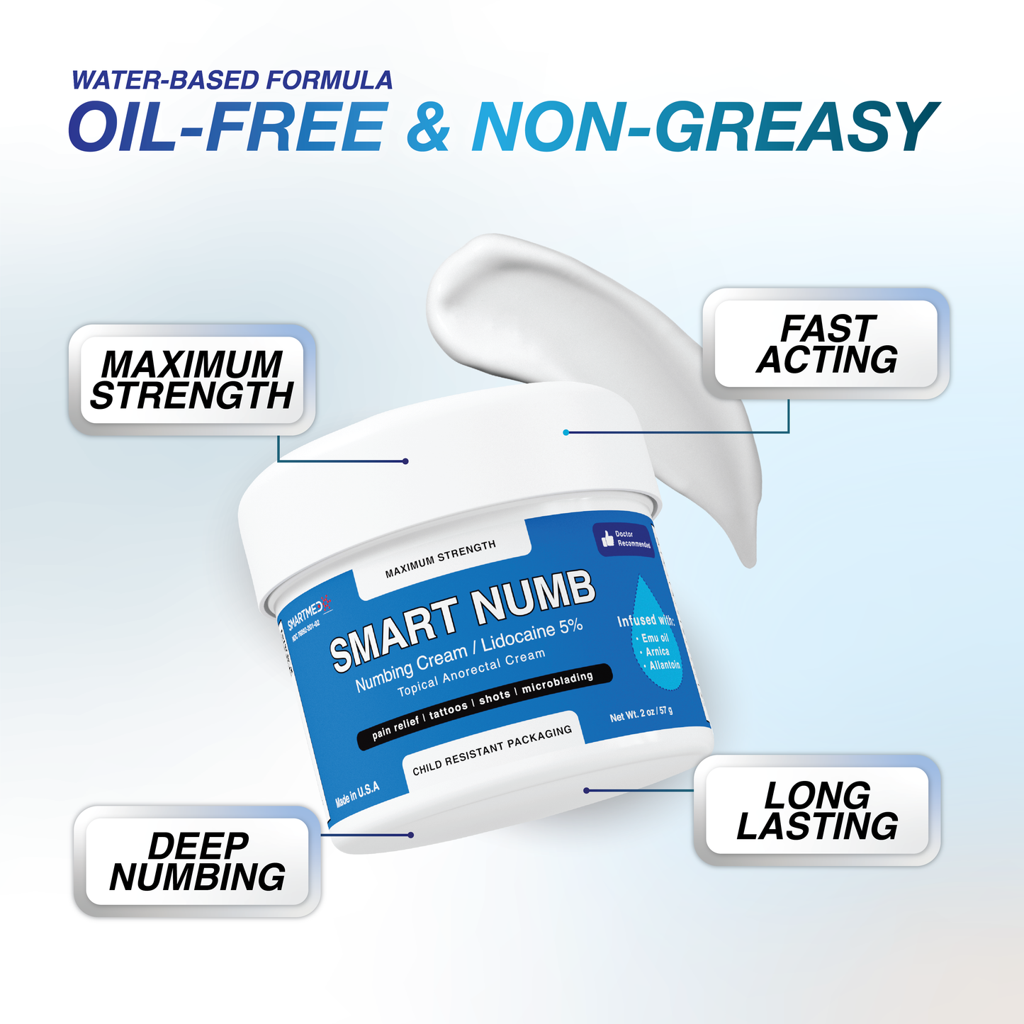SMART Numb - Maximum Strength Numbing Cream