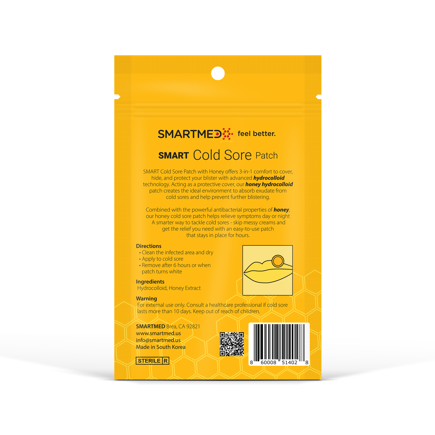 Smart Honey Cold Sore Patch