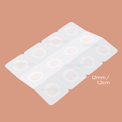 SMARTMED Cold Sore Patch Trio – 78 Count Invisible Hydrocolloid Cold Sore Patches with Honey & Lemon Balm – Ultra Thin Fever Blister Cover for Lips