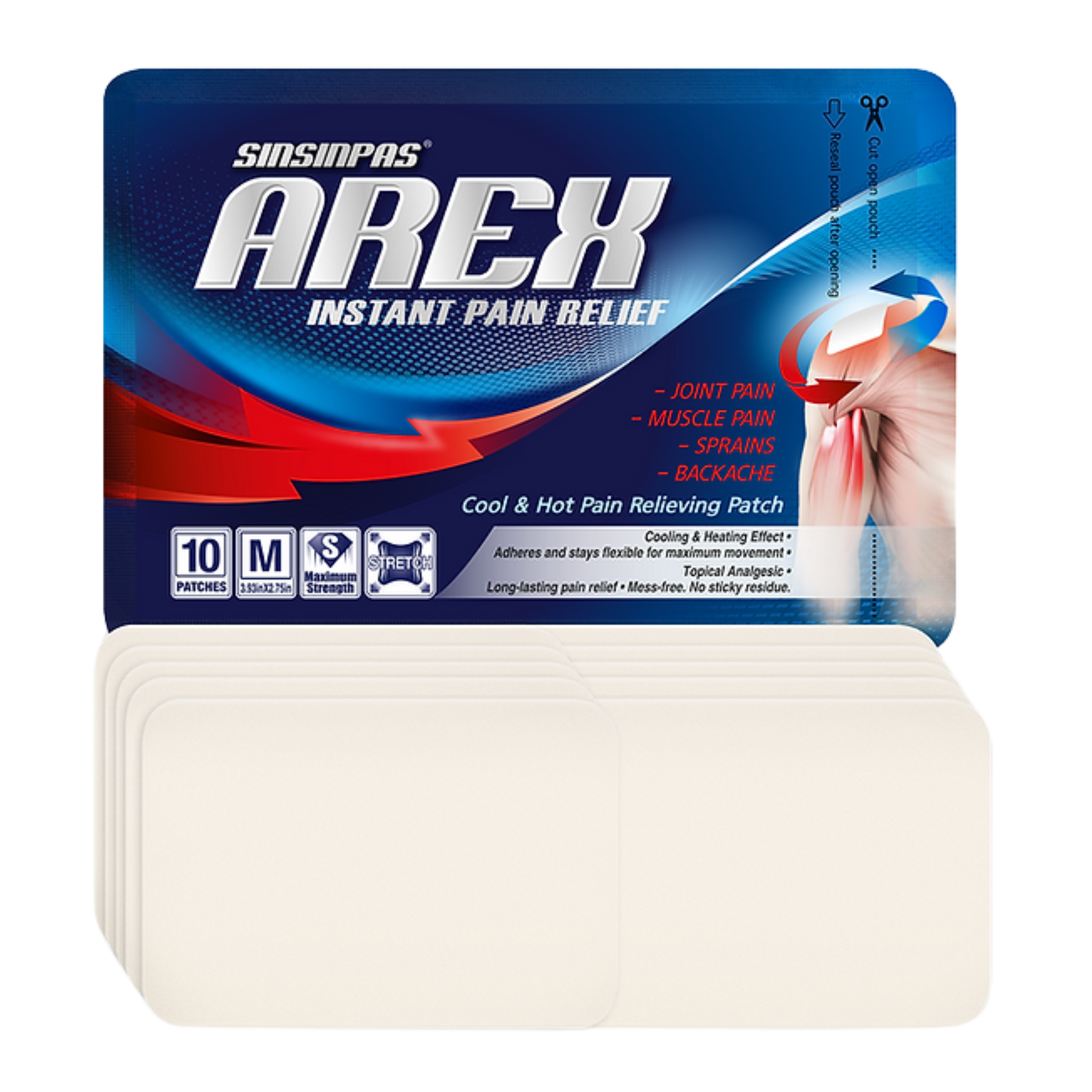 SINSINPAS AREX Cool & Hot Pain Relief Patch