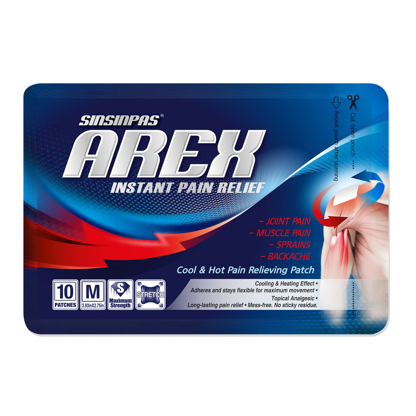 SINSINPAS AREX Cool & Hot Pain Relief Patch