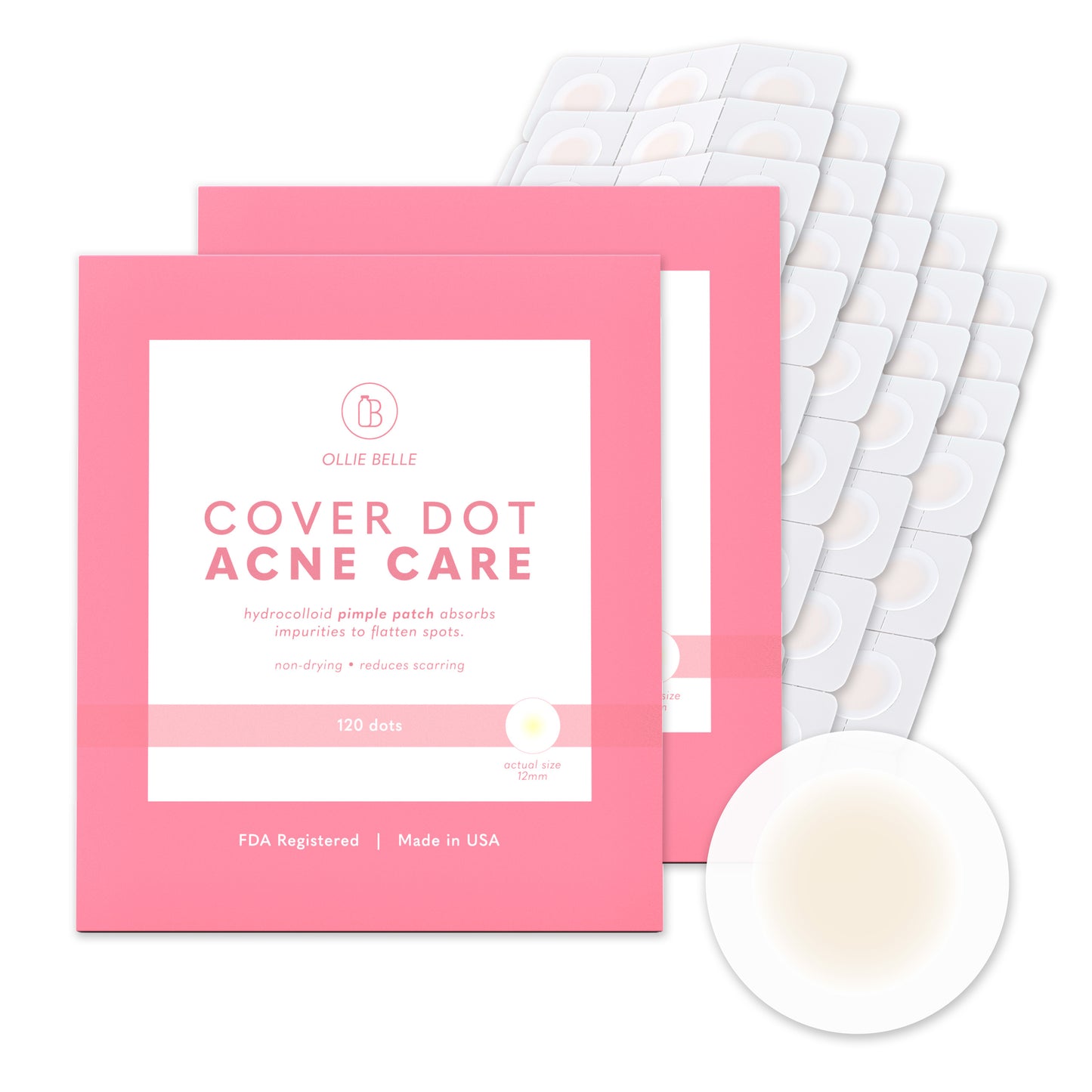 Cover Dot Acne Care – Hydrocolloid Pimple Acne Spot Treatment | 24 to 240 Count