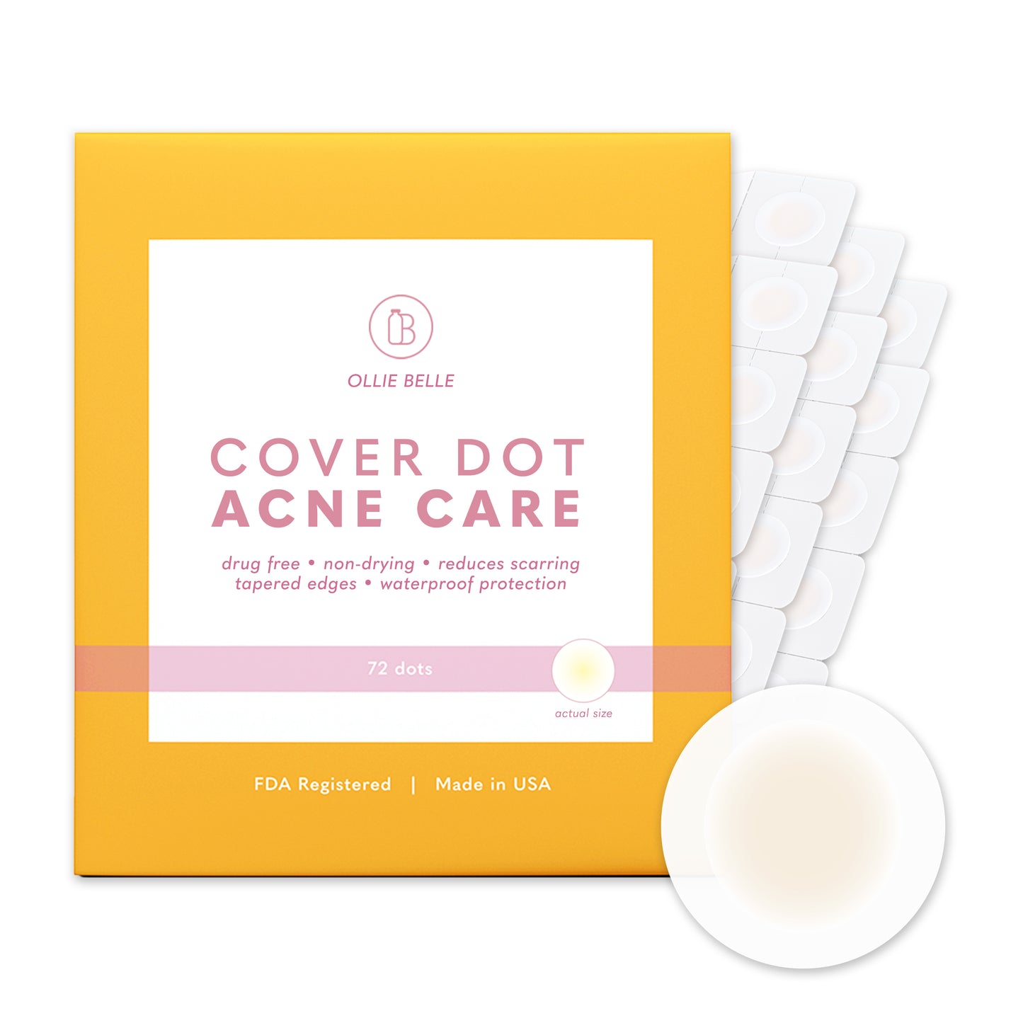Cover Dot Acne Care – Hydrocolloid Pimple Acne Spot Treatment | 24 to 240 Count