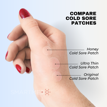 SMART Cold Sore Patch Duo | 12mm + 15mm Hydrocolloid Patches