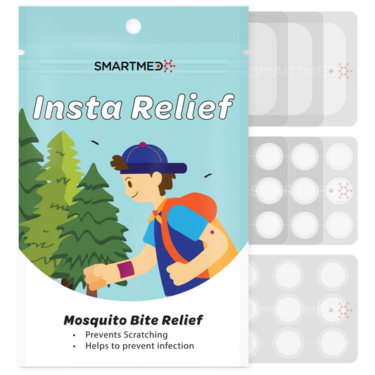 SMARTMED Insta Relief – Mosquito Bite Relief Patches - Variety 60 patches