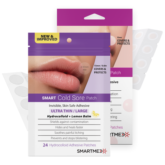 Cold Sore Treatment Patch Duo | 60 Patches – Large Ultra Thin 15mm & Original Thin 12mm