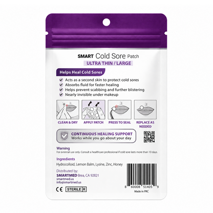 Smart Cold Sore Patch Soothing Ultra Thin 15mm