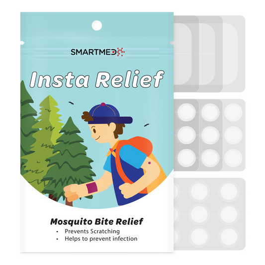SMARTMED Insta Relief – Mosquito Bite Relief Patches - Variety 60 patches