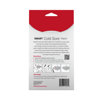 Smart Cold Sore Patch Secure Hold | 12mm