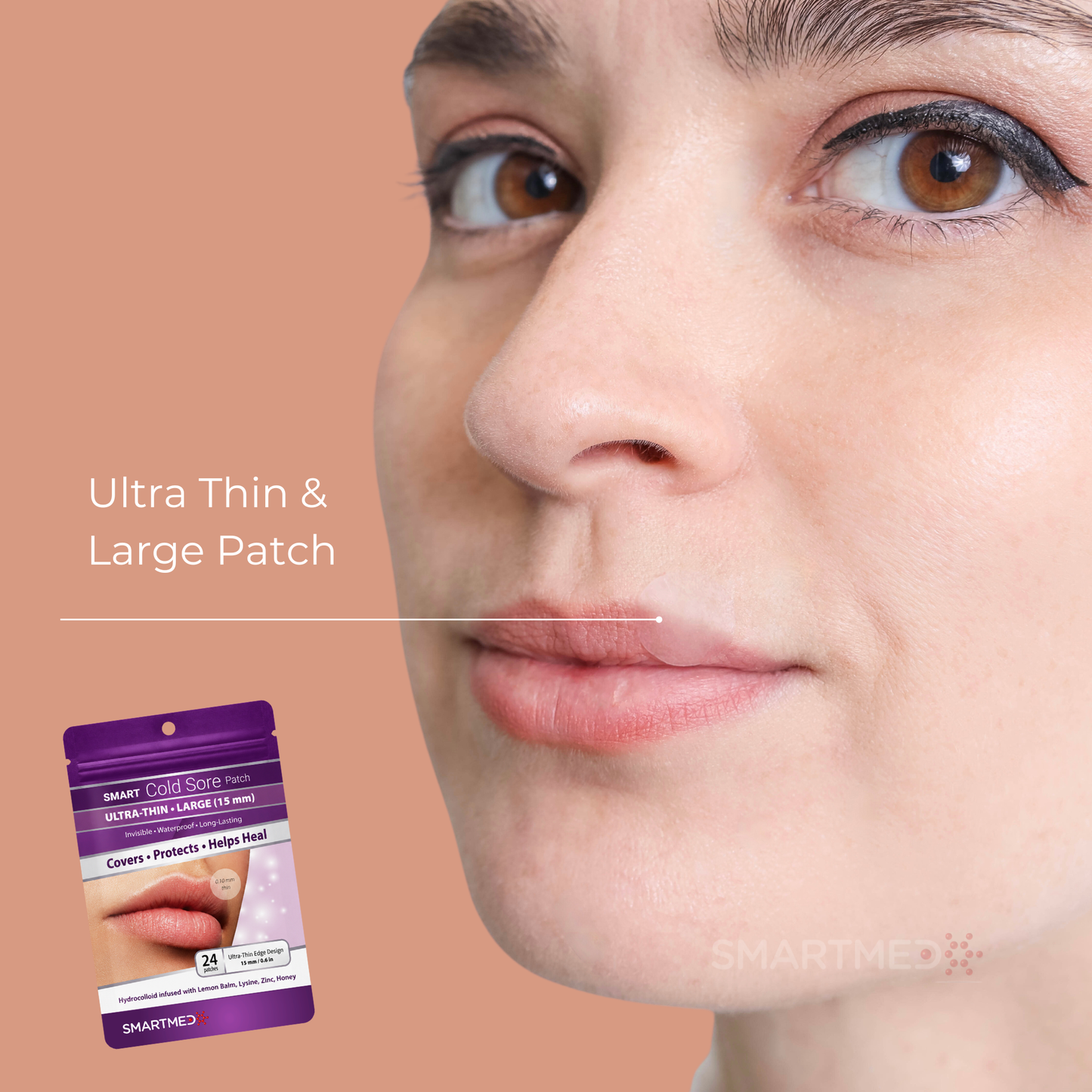 Smart Cold Sore Patch Soothing Ultra Thin 15mm