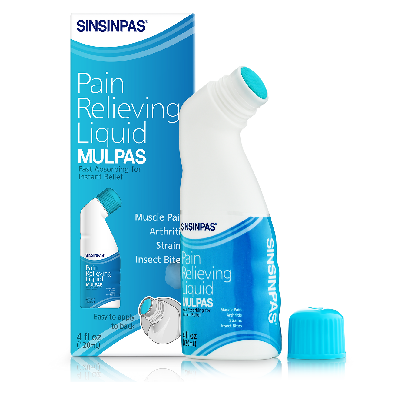 SINSINPAS Pain Relief Liquid 4 oz